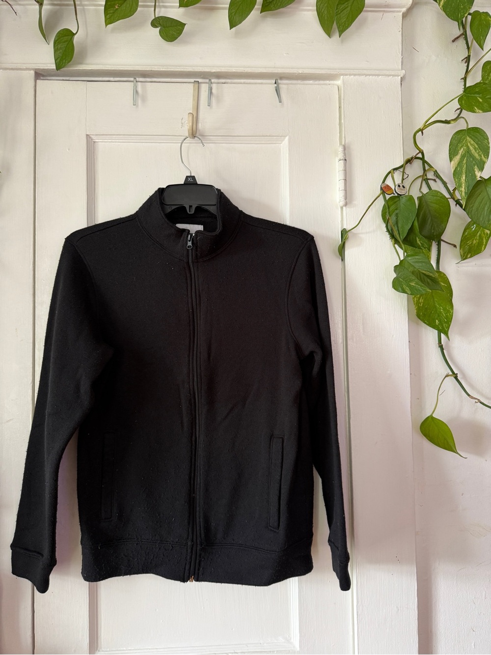 Old Navy Black Lightweight Full-Zip Shirt Jacket size  M